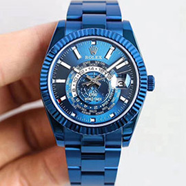 レディース/メンズ腕時計【WWF 腕時計を改造する】ロレックス スカイドゥエラー コピー時計